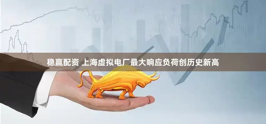 稳赢配资 上海虚拟电厂最大响应负荷创历史新高